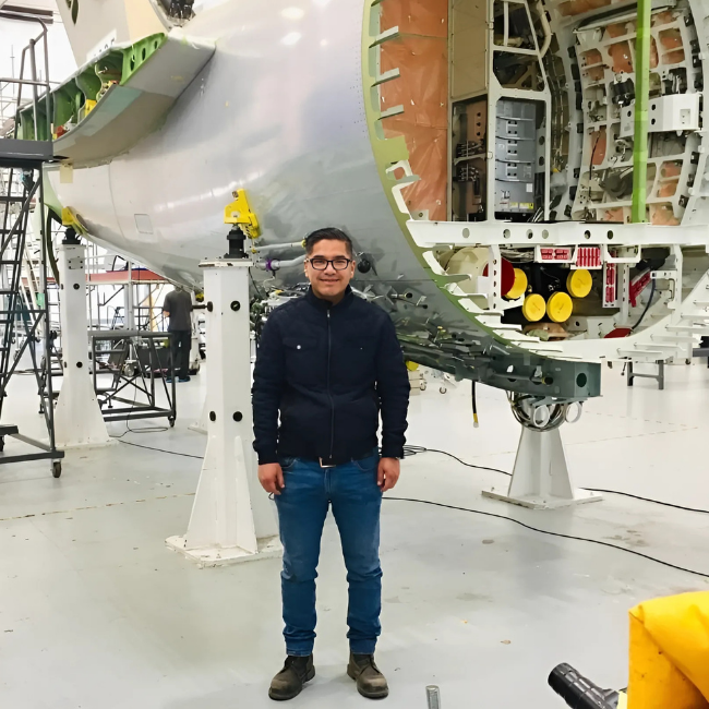 Fabricación de soportes para ensamble de fuselaje de avión, con código AWS D1.1 estructural.