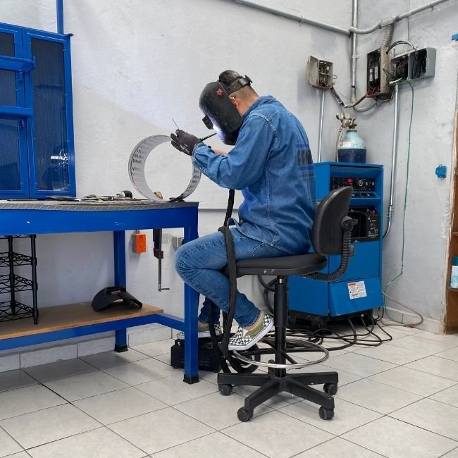 Reparación de piezas de acero inoxidable 316L, GTAW/TIG.